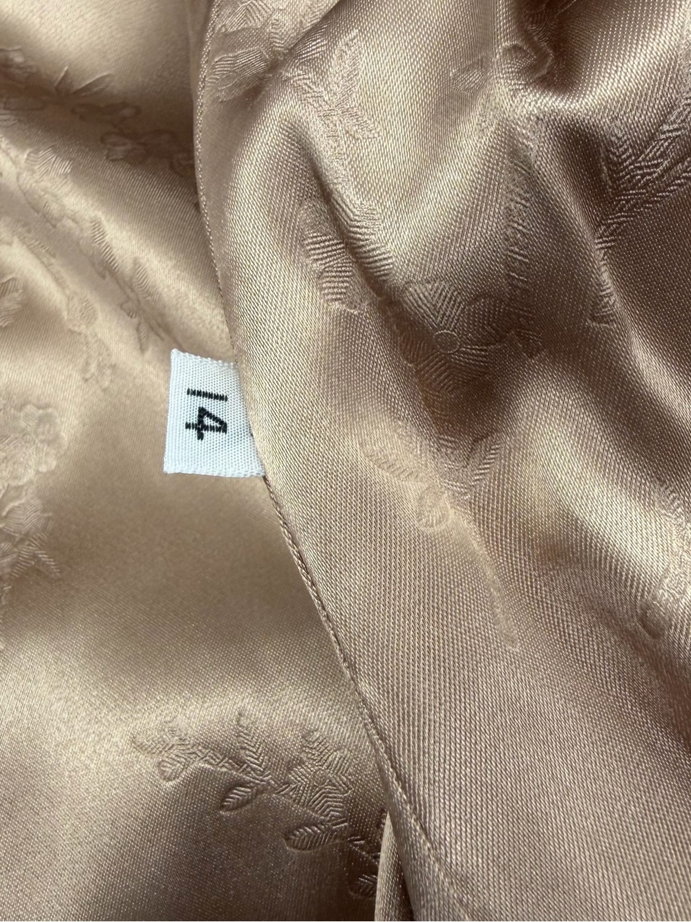 Vintage Grandella Faux Fur Luxurious Teddy Coat Jacket Lined Tan Brown Size 14 - Picture 4 of 8